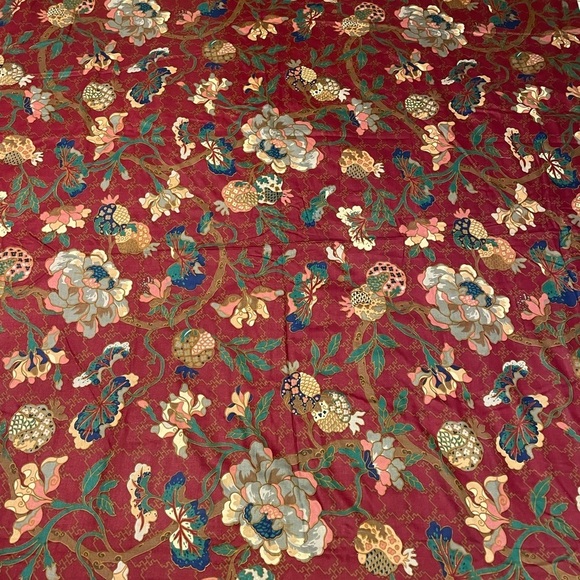 Boussac of France for Kenmill Vintage Fabric 3 1/3 Yards 100% Pre Shrunk Cotton